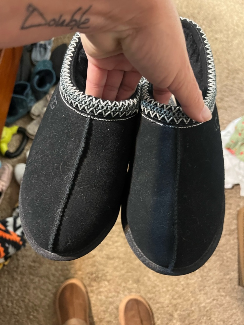 UGG Men’s Black Slip-On Cozy Clog